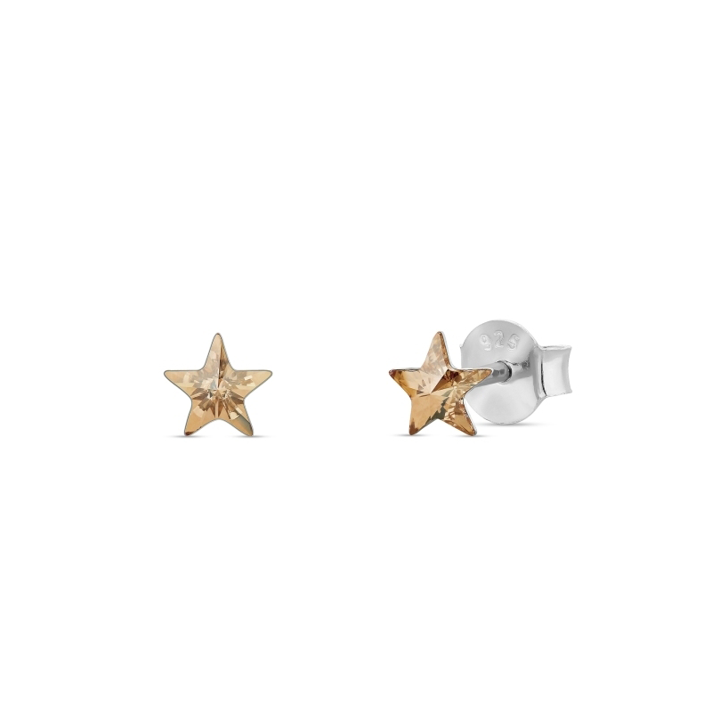 

Серебряные пусеты SPARK Small Star со Swarovski модели K47455GS