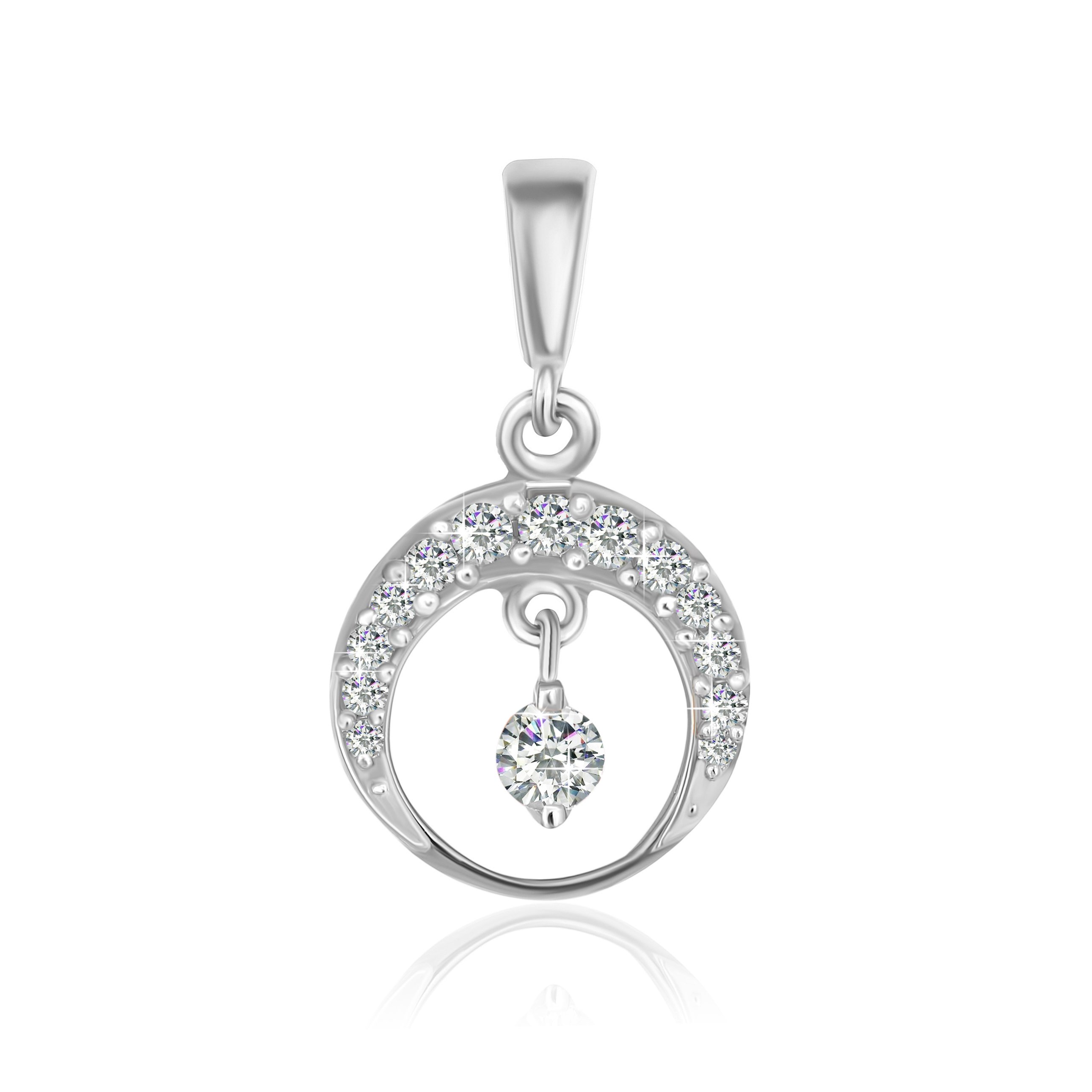 

Серебряная подвеска Silvex925 с фианитом модели П2Ф/013