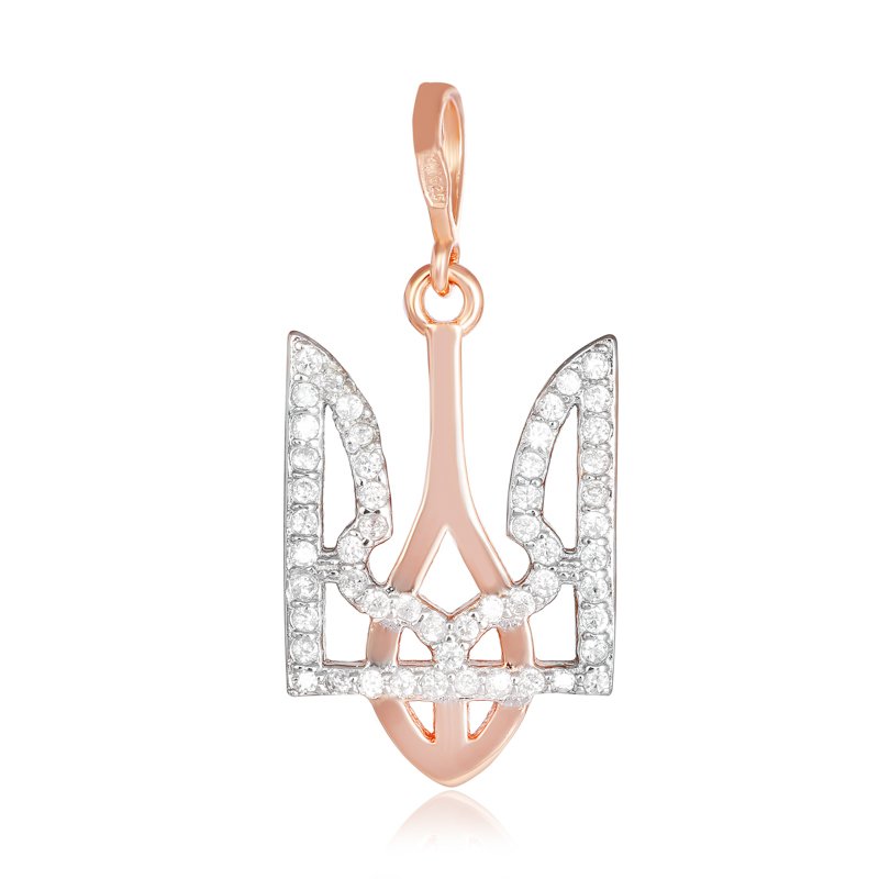 

Серебряная подвеска Silvex925 с фианитом Трезубец модели П3Ф/291
