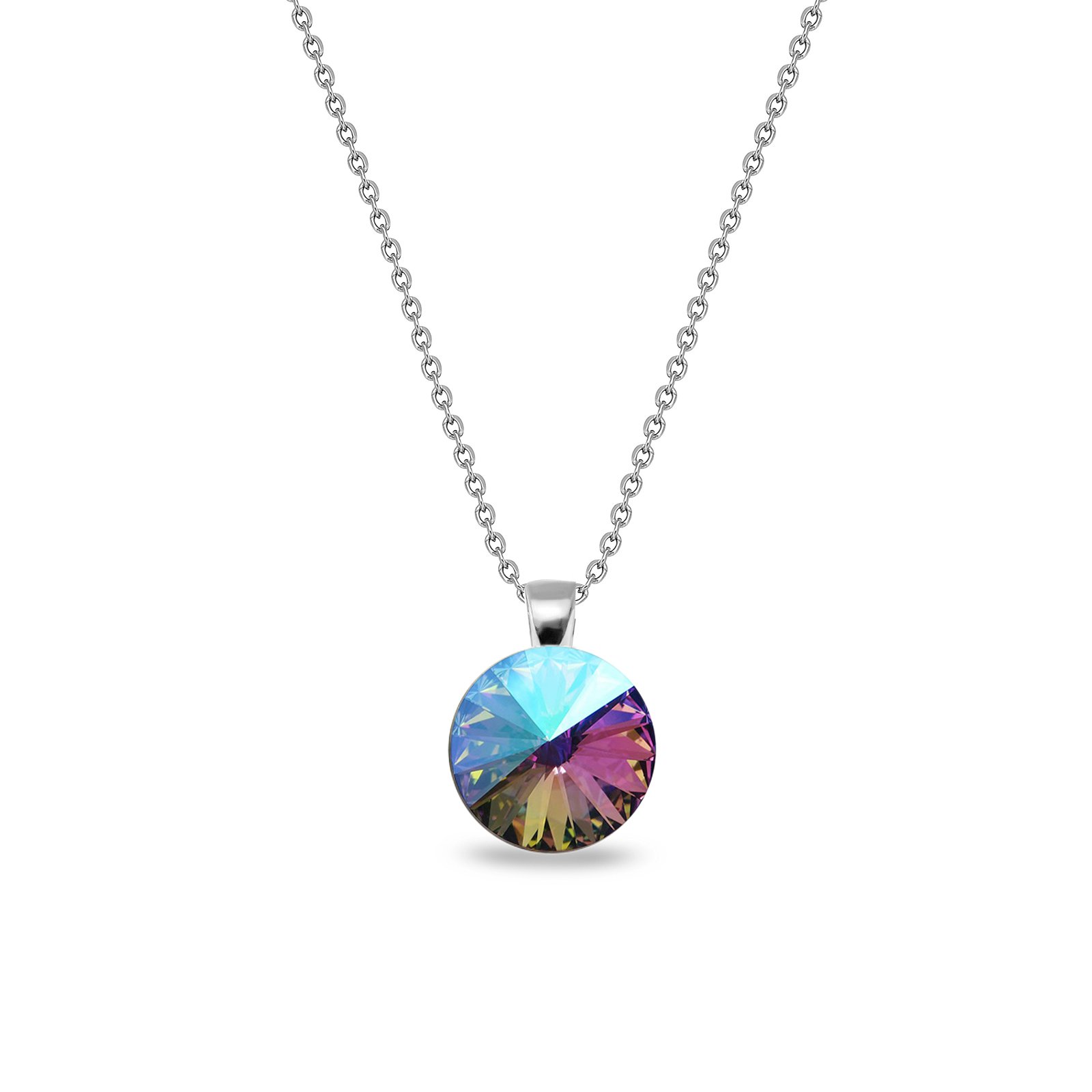 

Серебряный кулон c цепочкой SPARK CANDY со Swarovski модели N112212PS