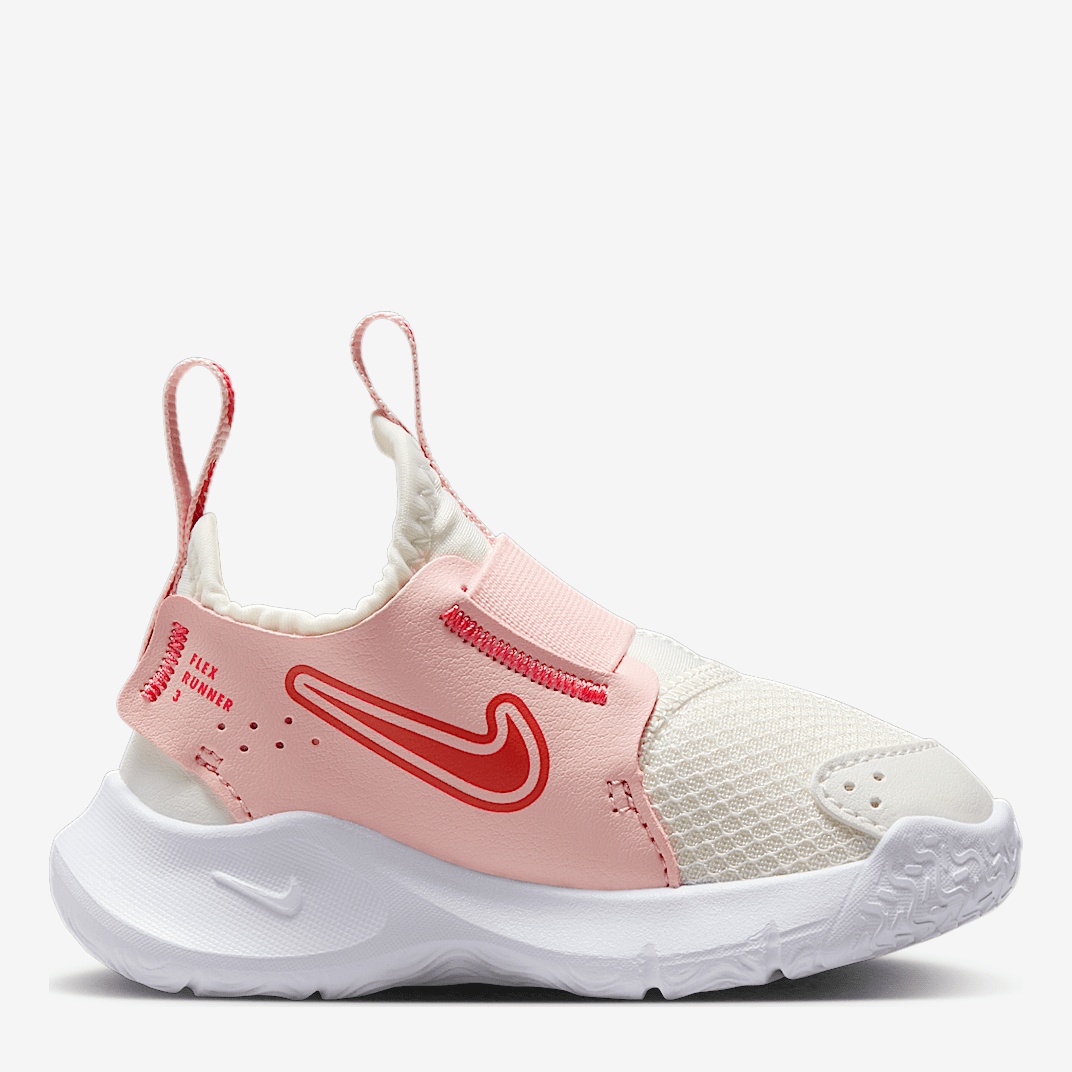 Дитячі кросівки для дівчинки Nike Flex Runner 3 (Td) FN1478-104 22 (6C) Молочні з рожевим від Rozetka на платформі USKIDKA Акція на Дитячі кросівки для дівчинки Nike Flex Runner 3 (Td) FN1478-104 22 (6C) Молочні з рожевим від Rozetka