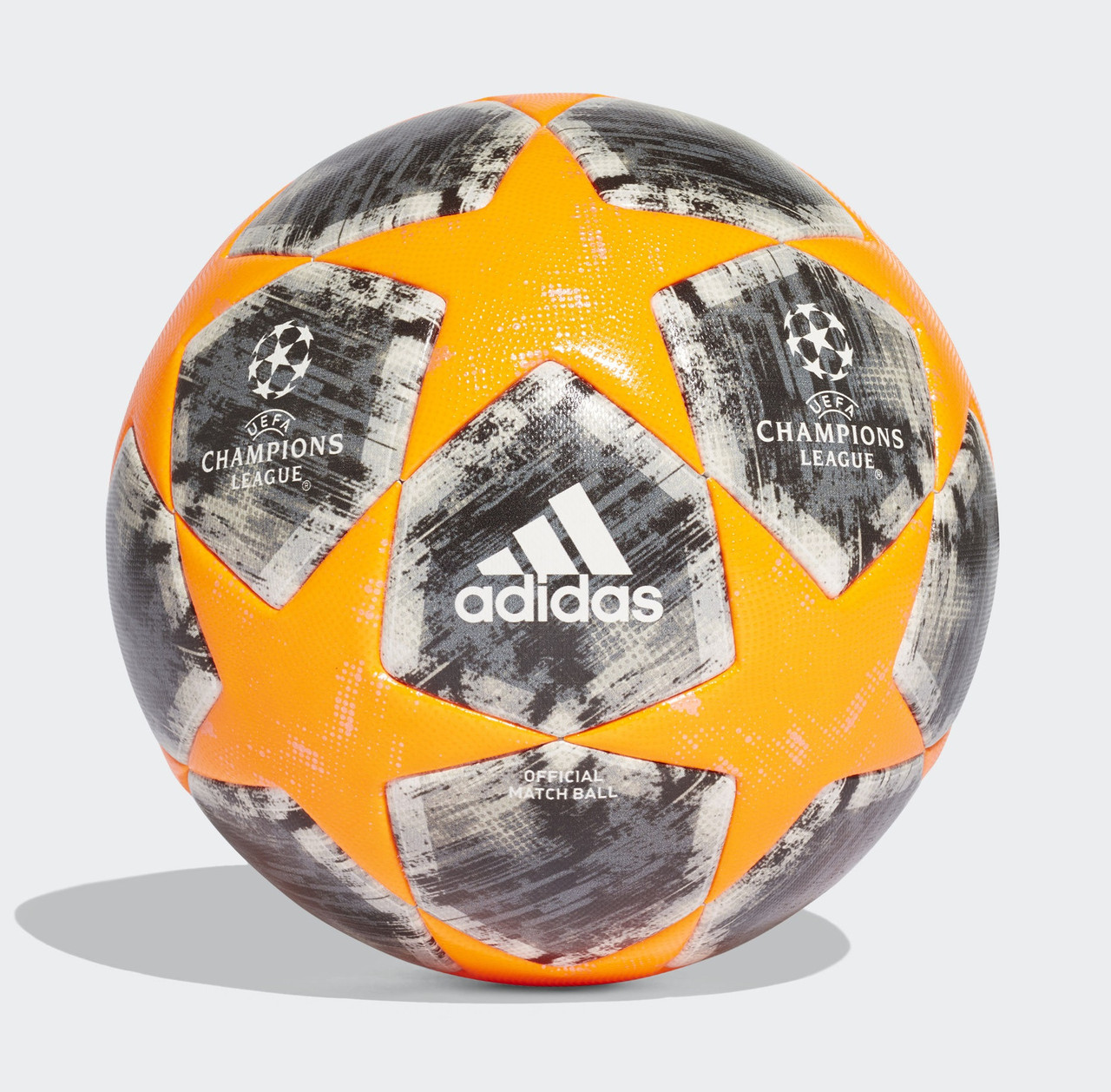 

Мяч футбольный Adidas Finale 18 Winter OMB CW4136 №5 Черно-оранжевый (CW4136)