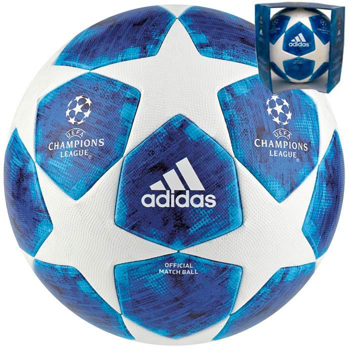 

Мяч футбольный Adidas Finale 18 OMB CW4133 №5 Бело-синий (CW4133)