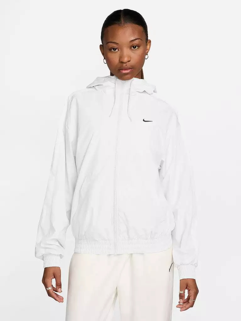 Толстовка на блискавці з капюшоном жіноча Nike Sportswear Essential Uv FV6298-100 XS White/Black від Rozetka на платформі USKIDKA Акція на Толстовка на блискавці з капюшоном жіноча Nike Sportswear Essential Uv FV6298-100 XS White/Black від Rozetka