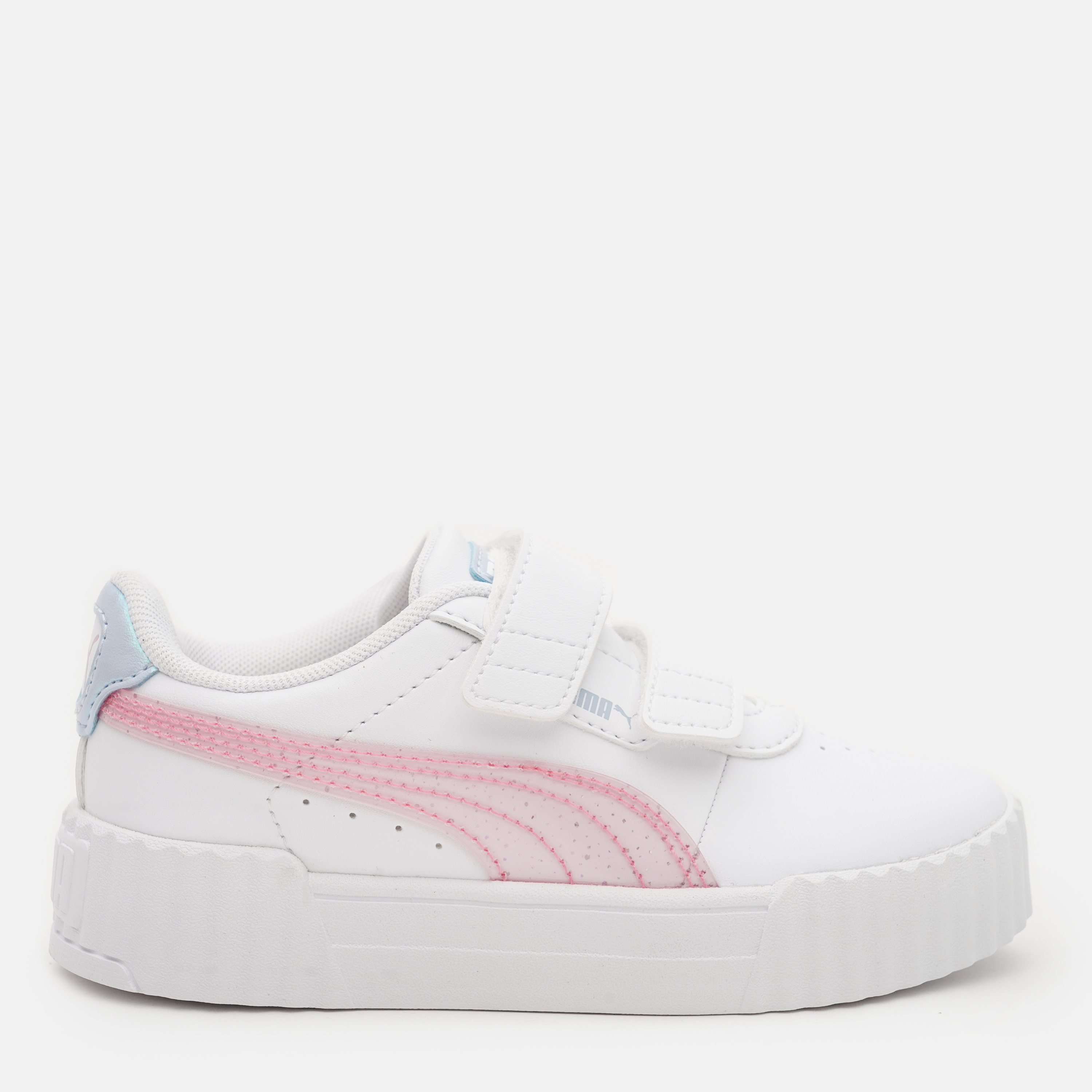 Акція на Дитячі кеди для дівчинки Puma Carina 3.0 Blurry Dreams V 40060901 30 White-Rose Mauve-Cool Weather від Rozetka