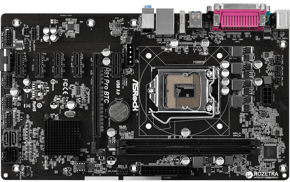 asrock h81 pro btc h81 s1150 motherboard