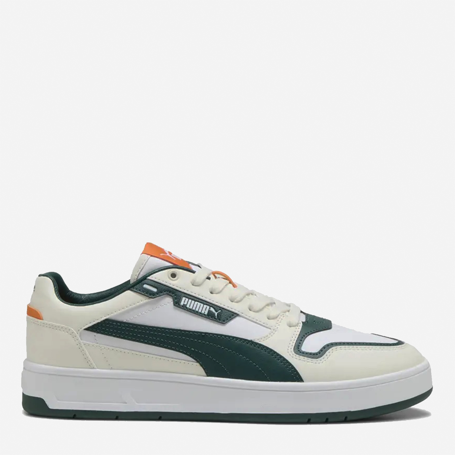 Акція на Чоловічі кеди низькі Puma Court Classic Street 40019606 44 (9.5UK) 28.5 см Puma White-Dark Myrtle-Warm White від Rozetka