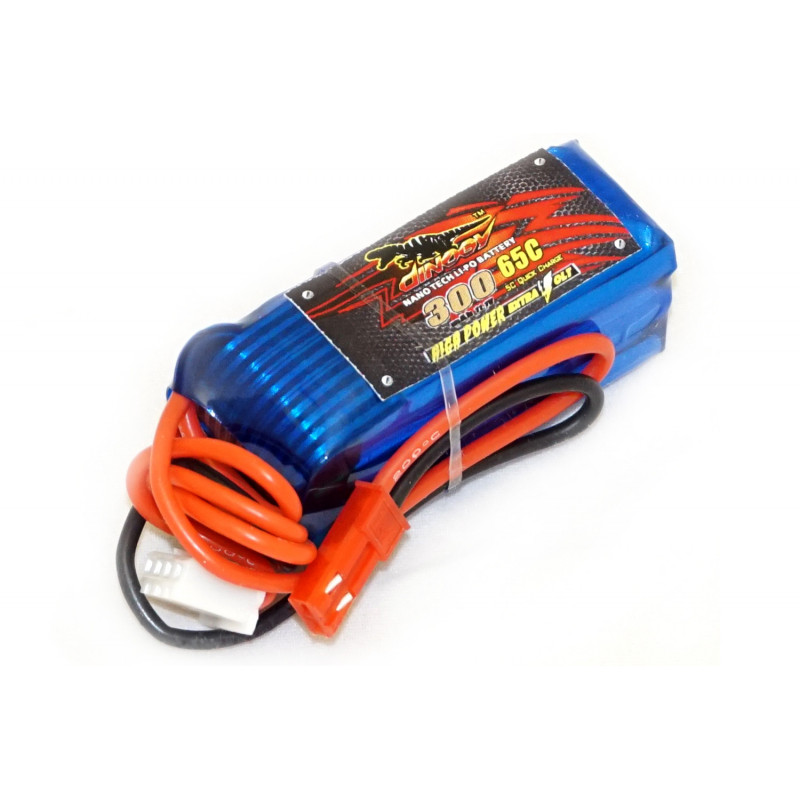 

Аккумулятор Dinogy Li-Pol 300mAh 11.1V 3S 65C JST (DLC-3S300H-JST)