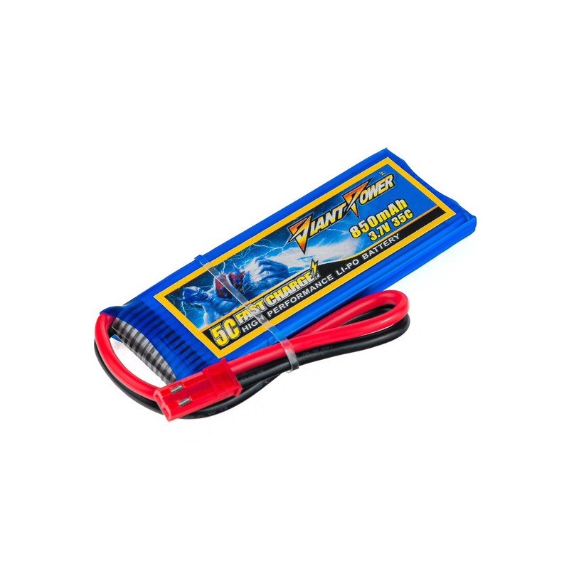 

Аккумулятор Giant Power Li-Pol 850mAh 3.7V 1S 35C 7x30x52мм JST (DLC-1S850E-JST)