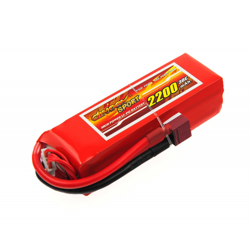 

Аккумулятор Dinogy Li-Pol 2200mAh 14.8V 4S 30C 29x34x104мм T-Plug (DLC-4S2200D-T)