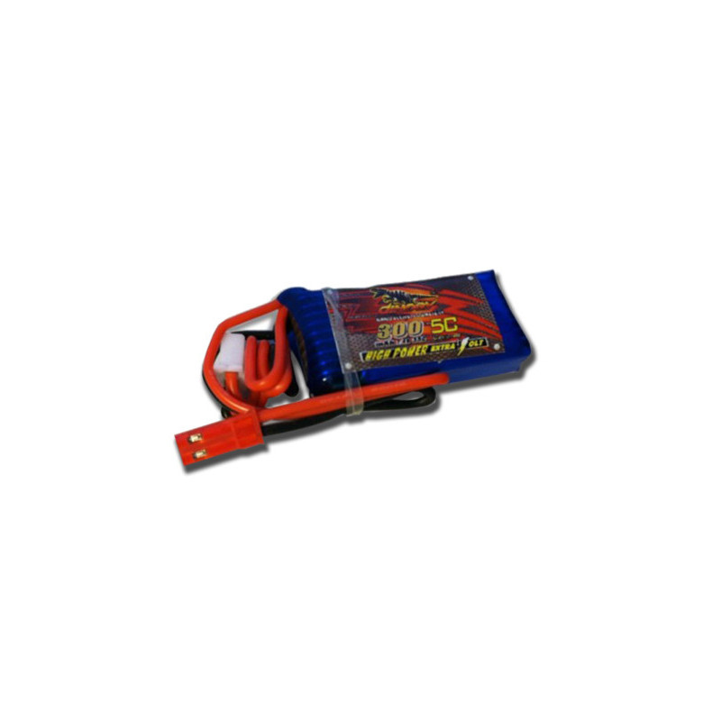 

Аккумулятор Dinogy Li-Pol 300mAh 7.4V 2S 65C JST (DLC-2S300H-JST)