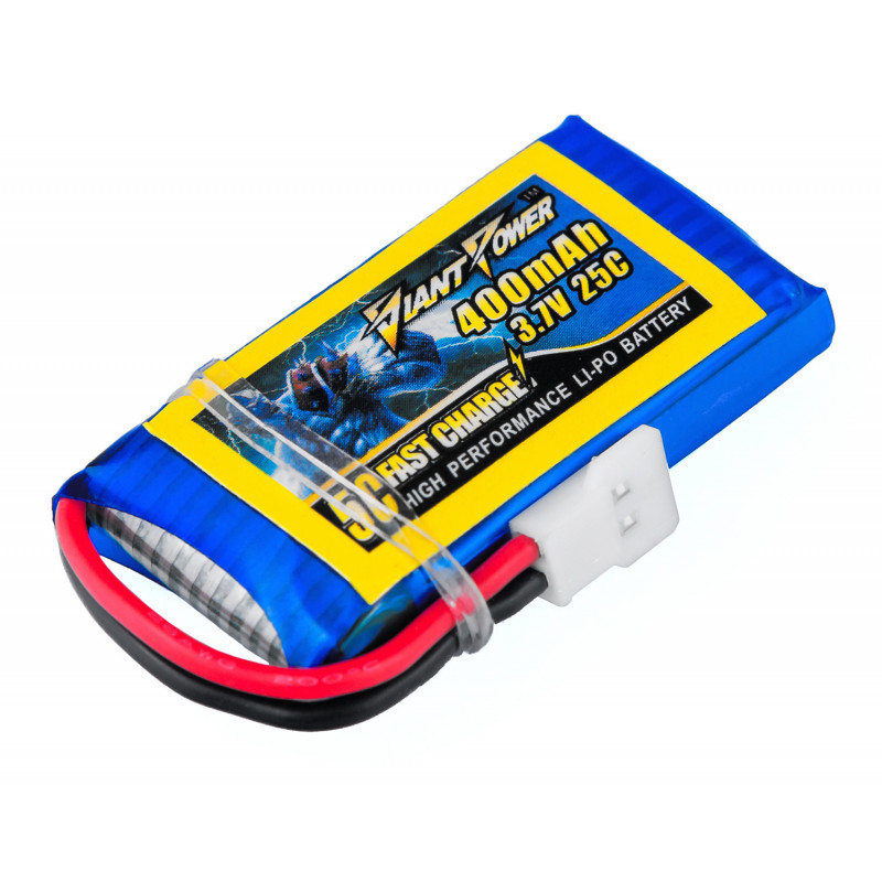 

Аккумулятор Giant Power Li-Pol 400mAh 3.7V 1S 25C 8x20x38мм для Walkera/Hubsan (DLC-1S400C-WK)