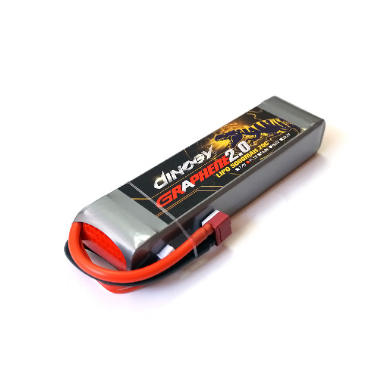

Аккумулятор Dinogy G2.0 Li-Pol 5000mAh 11.1V 3S 70C 29x48x165мм T-Plug (DLC-3S5000XT-T)