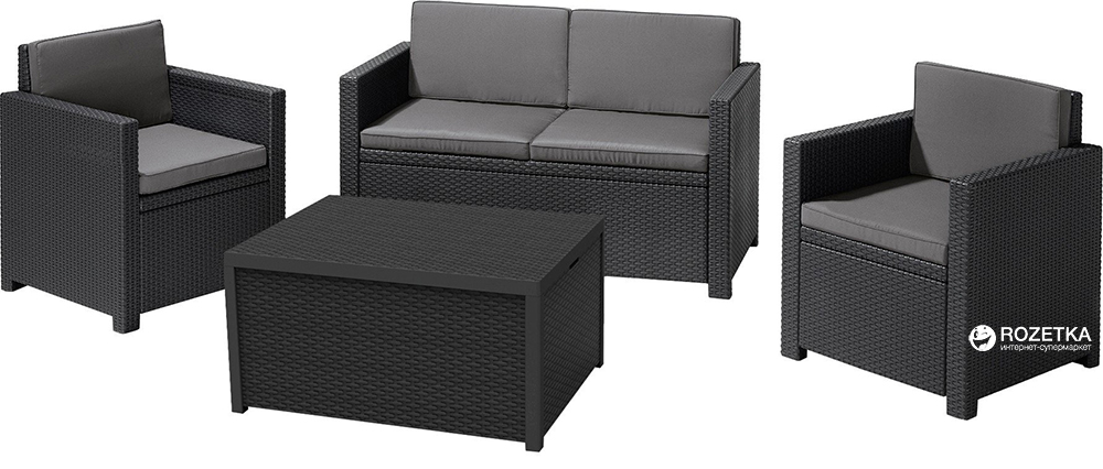 

Набор мебели Allibert Monaco set Graphite