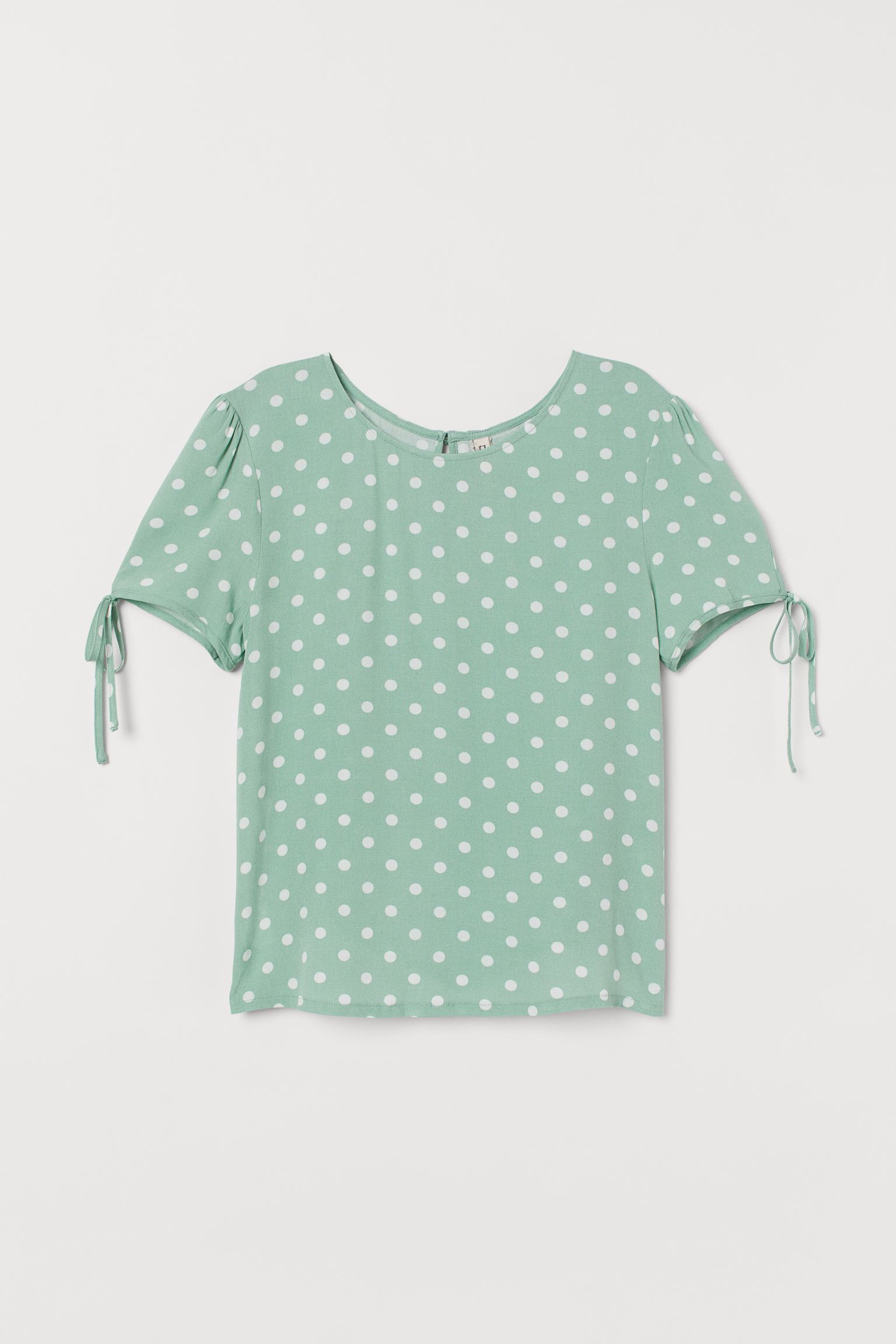 

Блуза H&M 34 мятный горох 18118689561