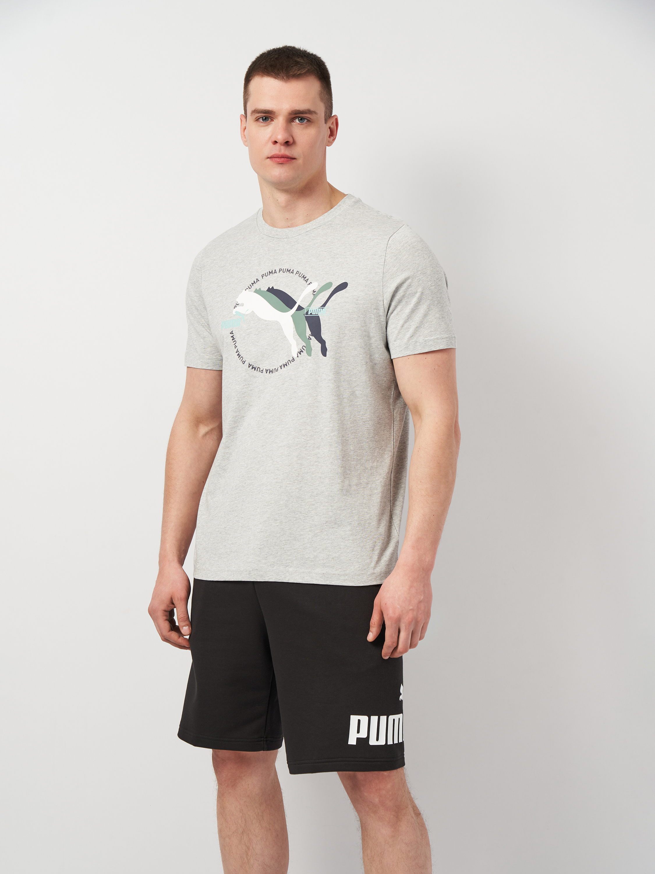 Футболка бавовняна довга чоловіча Puma Graphics Multiple Cat Logo Tee 68482604 S Light Gray Heather від Rozetka на платформі USKIDKA Акція на Футболка бавовняна довга чоловіча Puma Graphics Multiple Cat Logo Tee 68482604 S Light Gray Heather від Rozetka