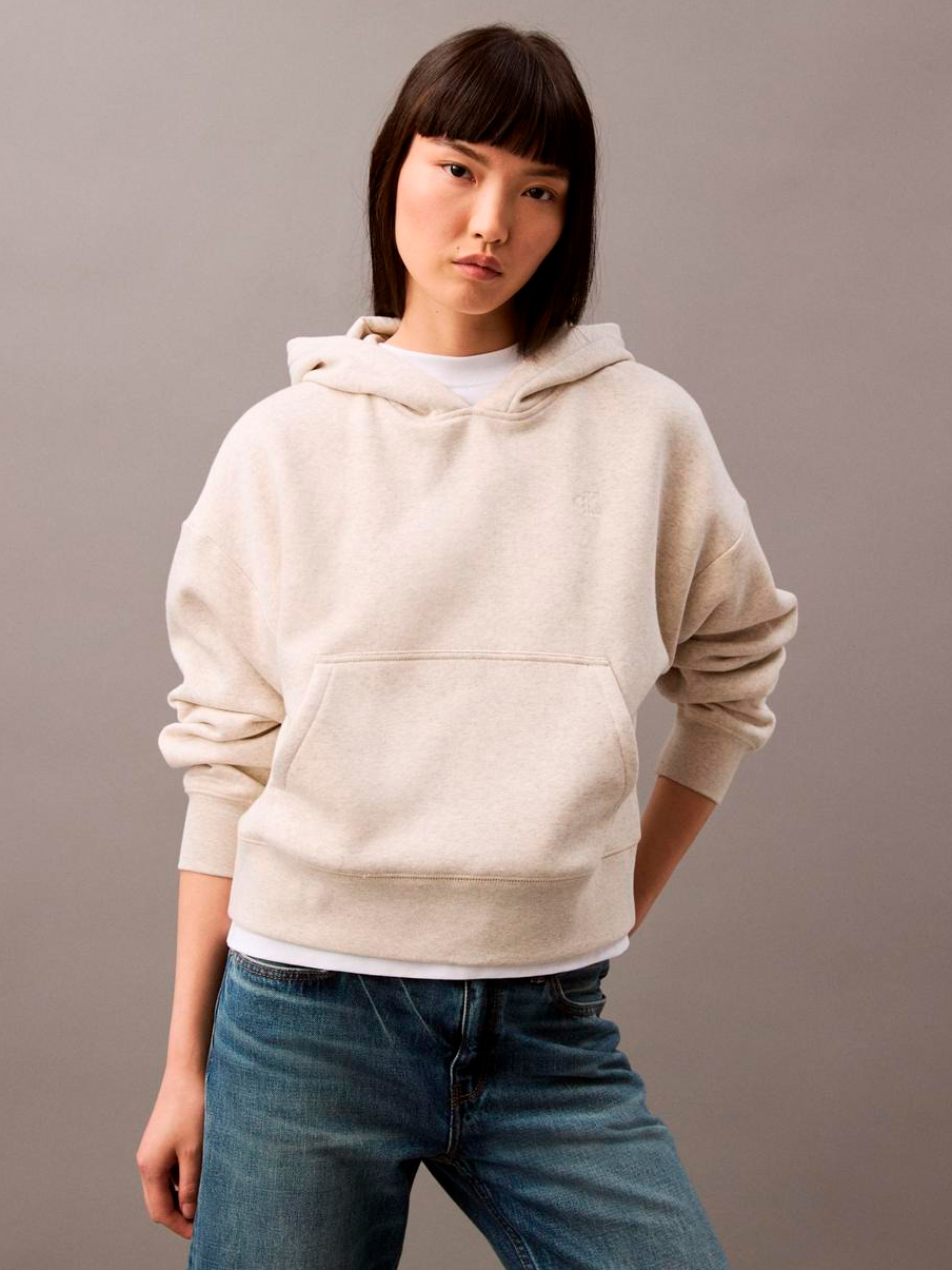 Худі тепле жіноче Calvin Klein Archive Logo Fleece 11160255 S Бежеве від Rozetka на платформі USKIDKA Акція на Худі тепле жіноче Calvin Klein Archive Logo Fleece 11160255 S Бежеве від Rozetka
