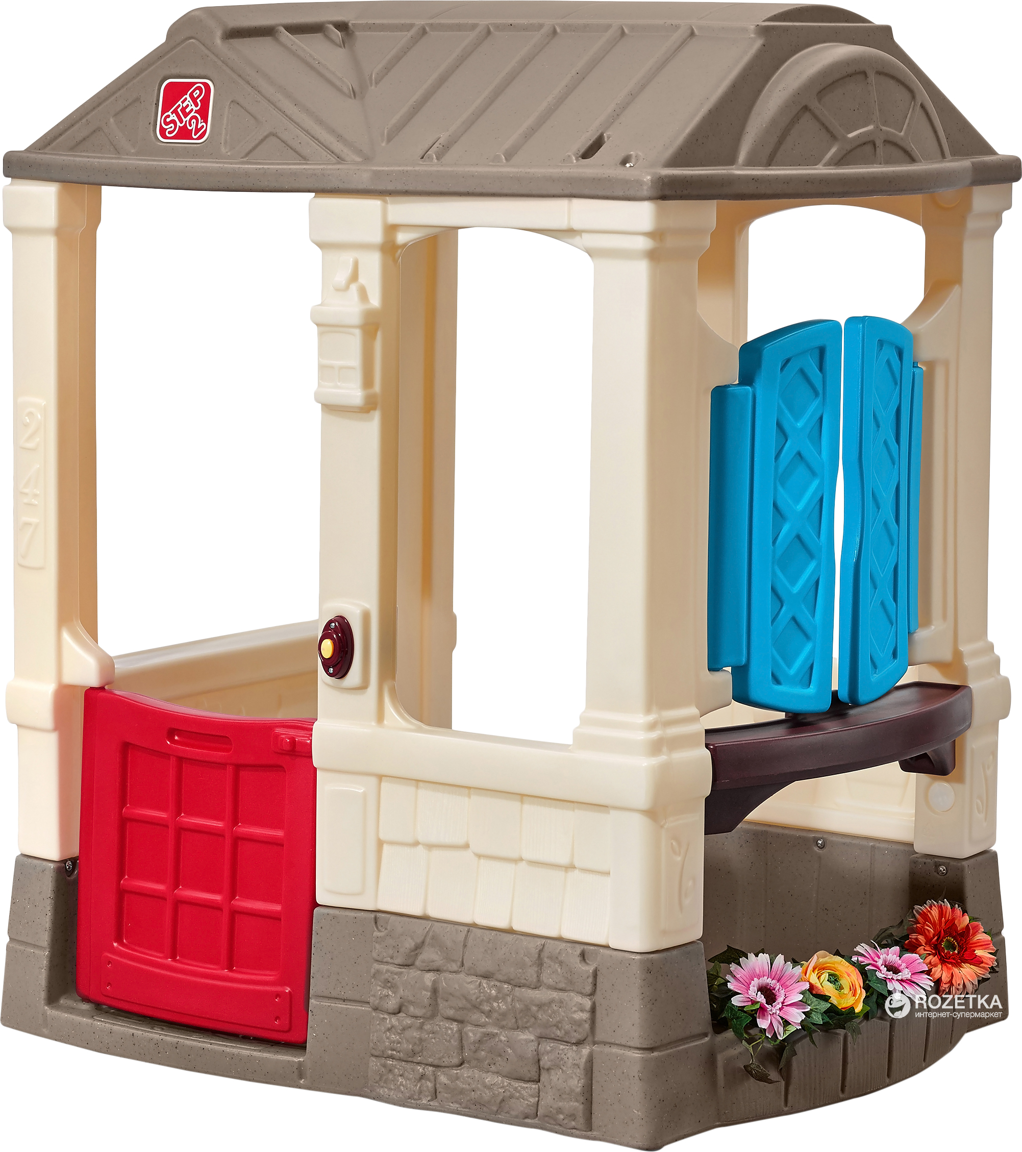 

Детский домик Step 2 Courtyard Cottage Коричневый (733538773596)