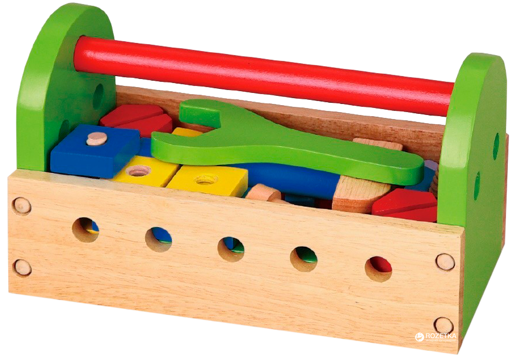 

Деревянный игровой набор Viga Toys Ящик с инструментами (50494)