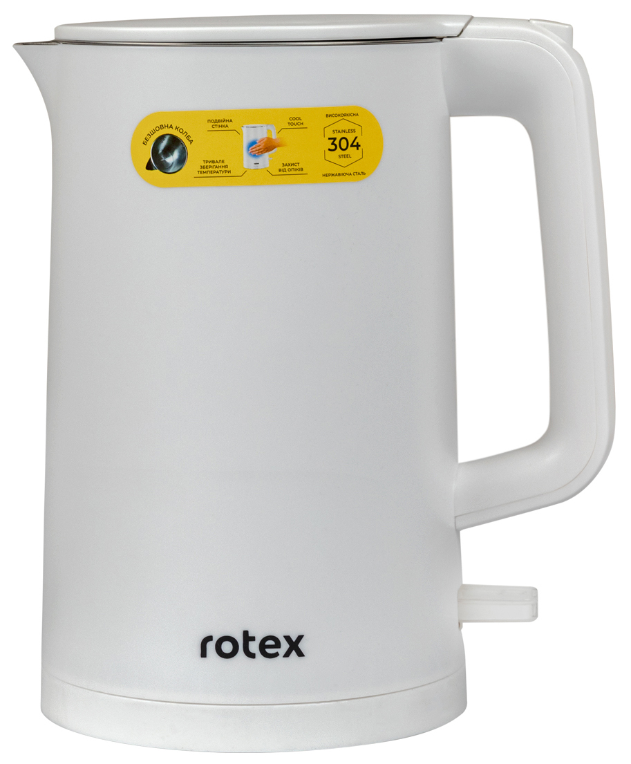 Акція на Электрочайник ROTEX RKT58-W від Rozetka UA