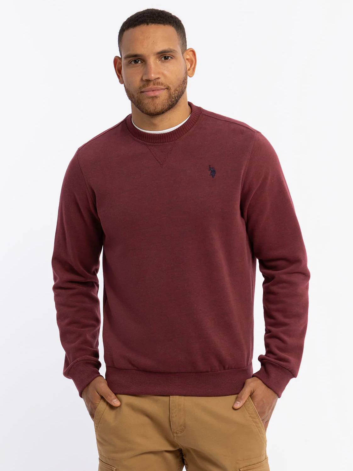 Світшот чоловічий U.S. Polo Assn 11D526-8R00A (Wine Valley Heather) XL Бордовий від Rozetka на платформі USKIDKA Акція на Світшот чоловічий U.S. Polo Assn 11D526-8R00A (Wine Valley Heather) XL Бордовий від Rozetka