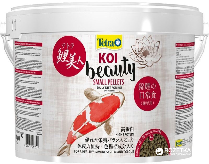 

Корм Tetra KOI Beauty Small для прудовых рыб в гранулах 4 л
