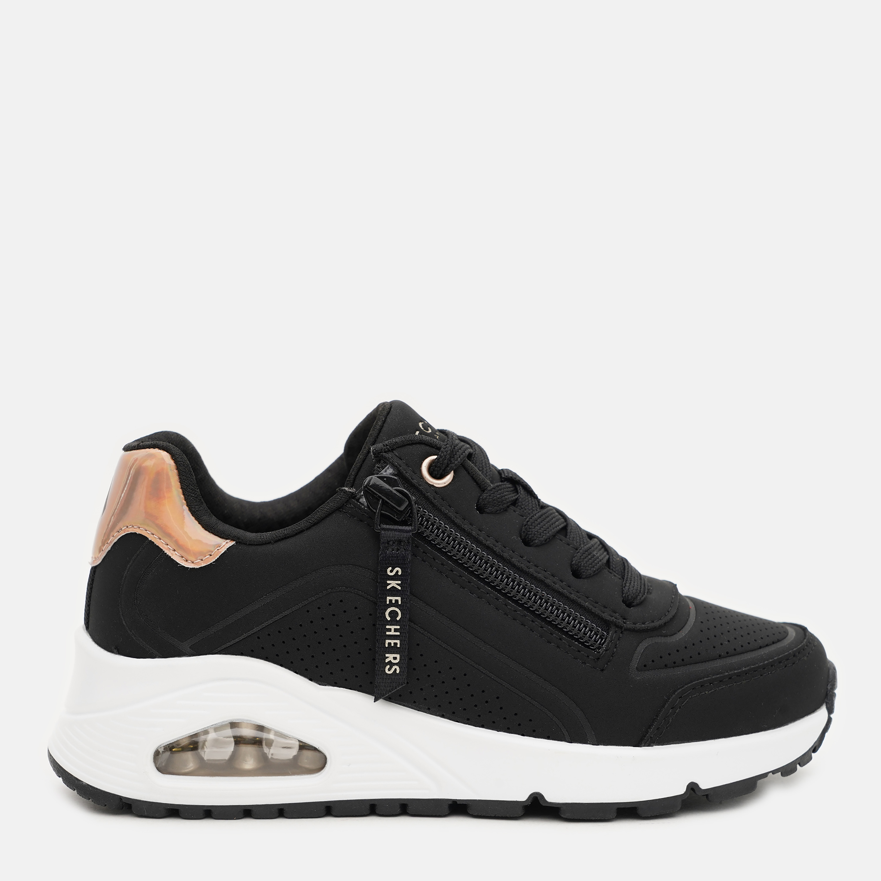 Дитячі кросівки для дівчинки Skechers Uno Gen1 310554L BKRG 33.5 Чорні від Rozetka на платформі USKIDKA Акція на Дитячі кросівки для дівчинки Skechers Uno Gen1 310554L BKRG 33.5 Чорні від Rozetka