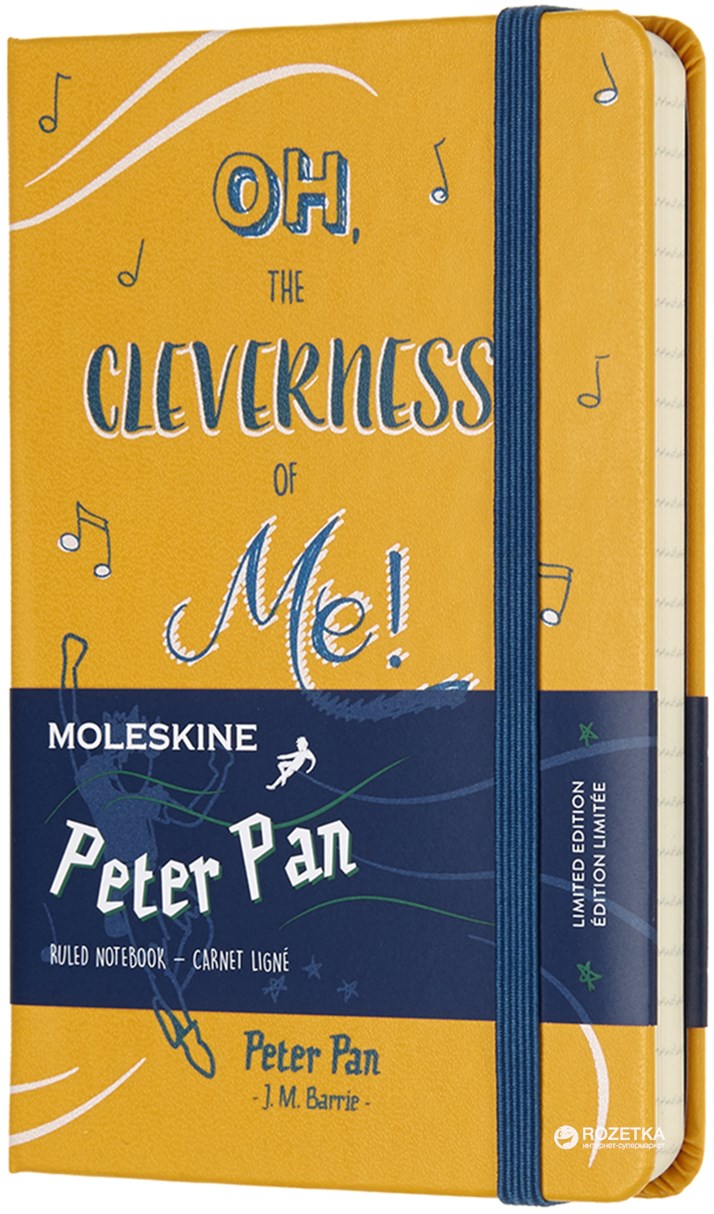 

Записная книга Moleskine Peter Pan 9 х 14 см 192 страницы в линейку Жёлтая (8055002855471)