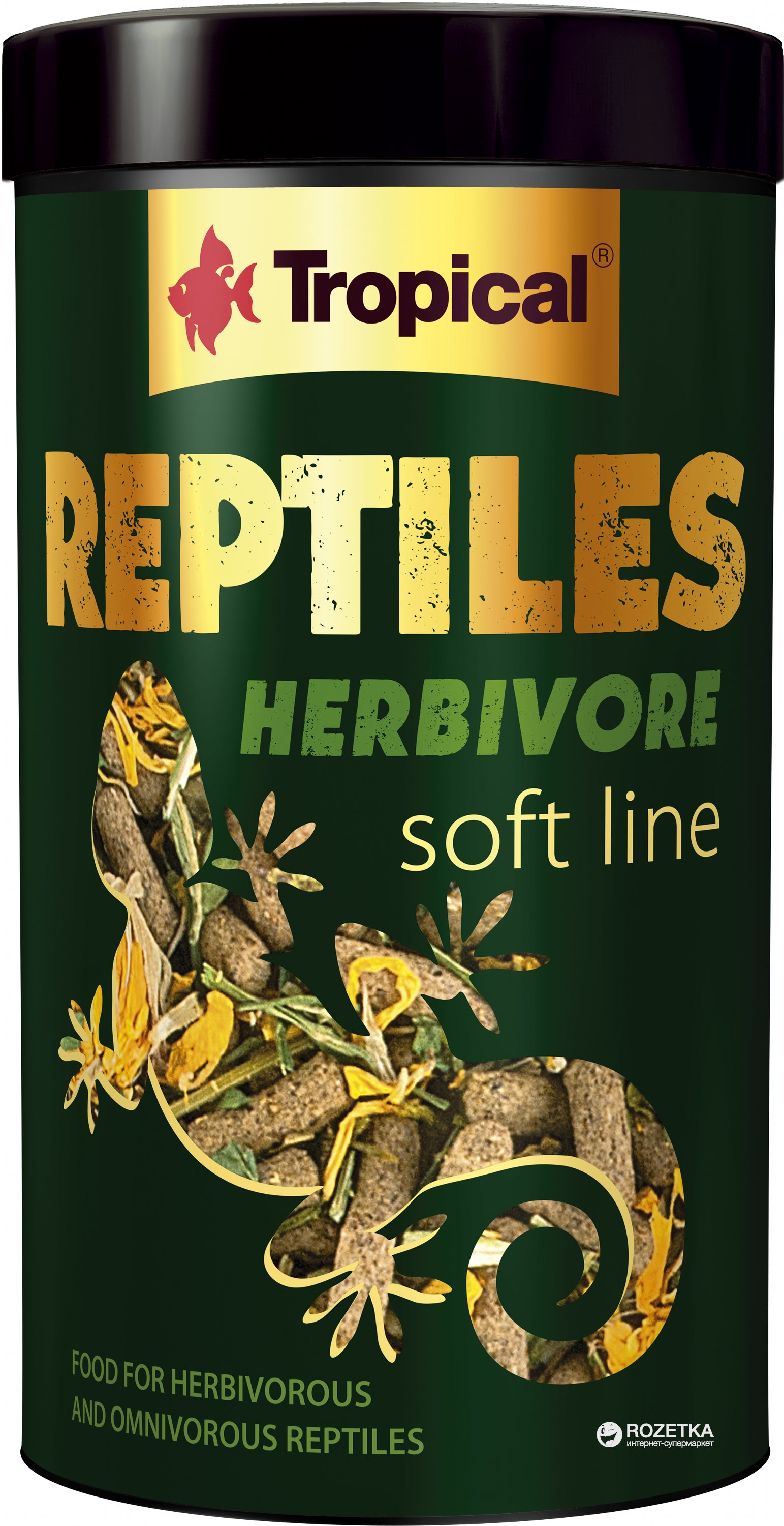 

Корм Tropical Reptiles Herbivore Soft 250 мл/65 г