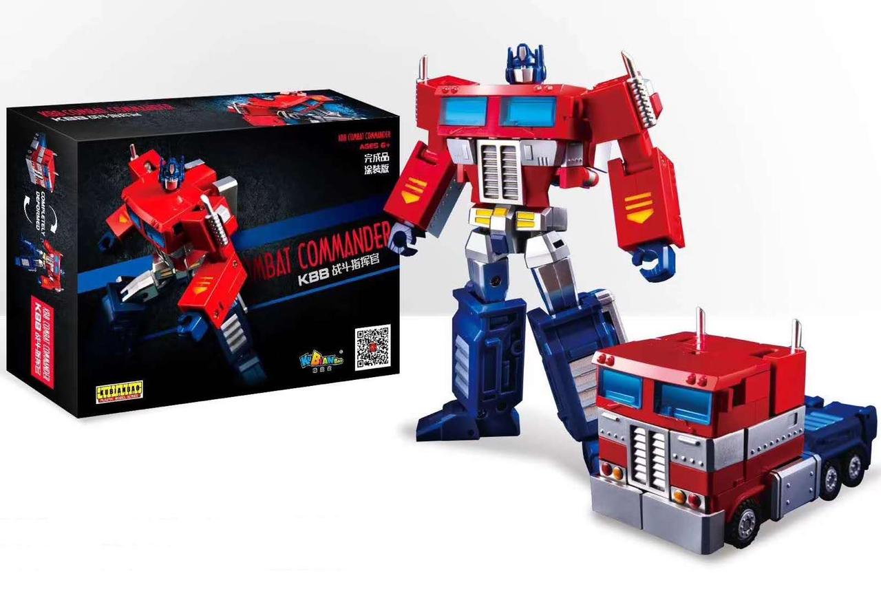 

Трансформер Оптимус Прайм, Командор, KuBianBao, 12 см - Kombat Commander Optimus Prime