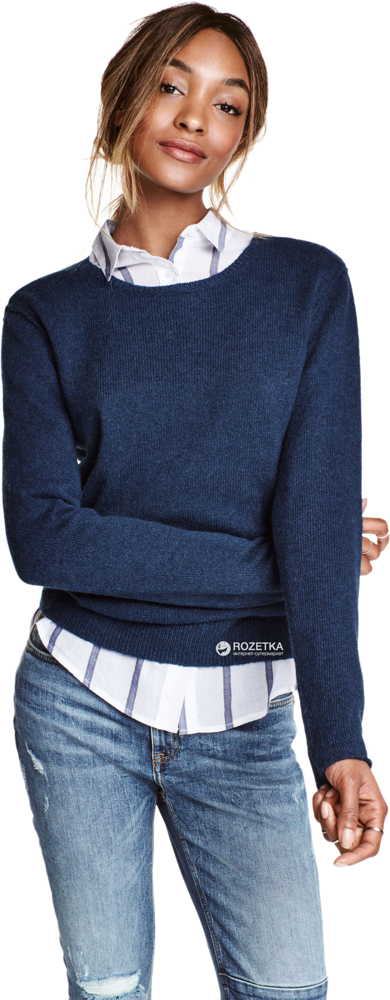 

Джемпер H&M XAZ048054IIBW XS Темно-синий