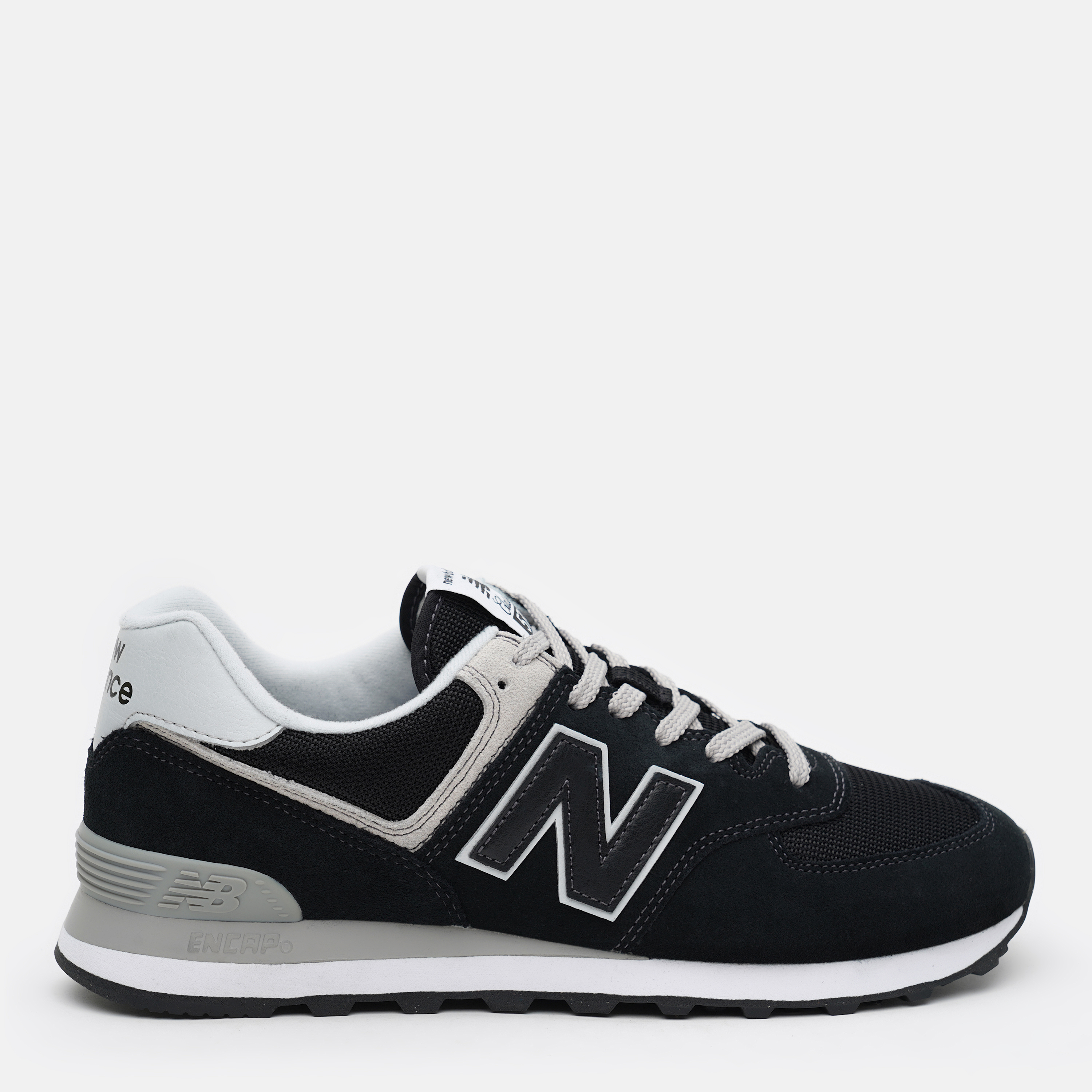 Жіночі кросівки New Balance 574 ML574EVB 39.5 (6.5US) Чорний/Сірий від Rozetka на платформі USKIDKA Акція на Жіночі кросівки New Balance 574 ML574EVB 39.5 (6.5US) Чорний/Сірий від Rozetka