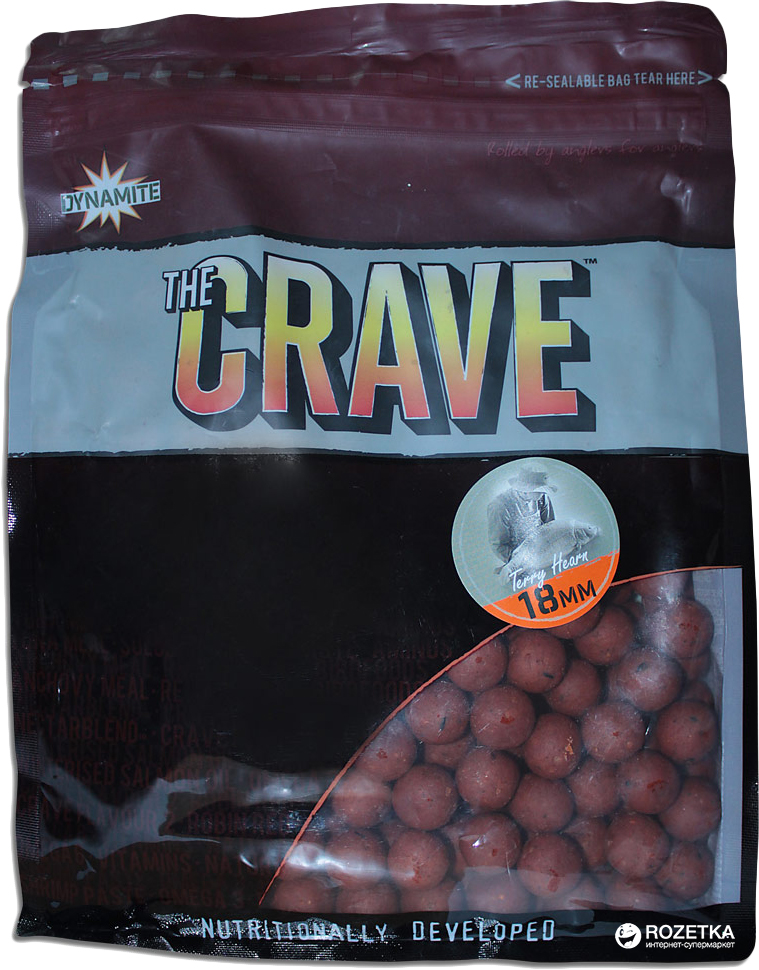 

Бойлы тонущие Dynamite Baits The Crave Shelf Life 18 мм 1 кг (DY902)