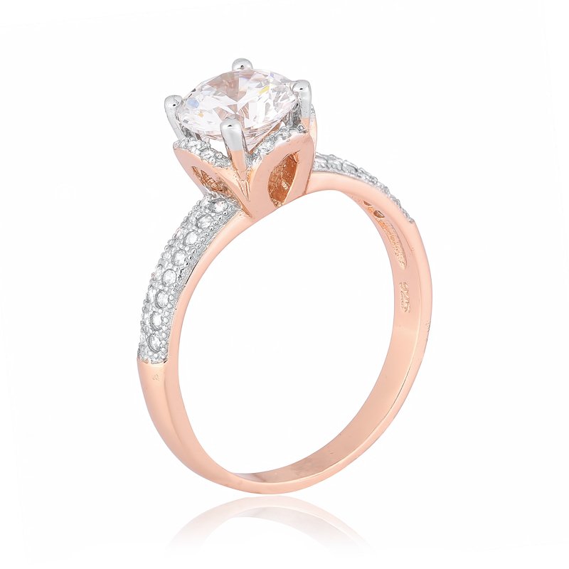 

Серебряное кольцо Silvex925 с фианитом 19.0 мм модели К3Ф/432-Н