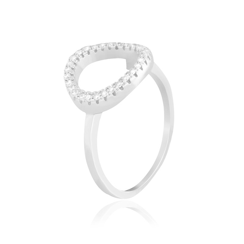 

Серебряное кольцо Silvex925 с фианитом 16.2 мм модели К2Ф/297-Г