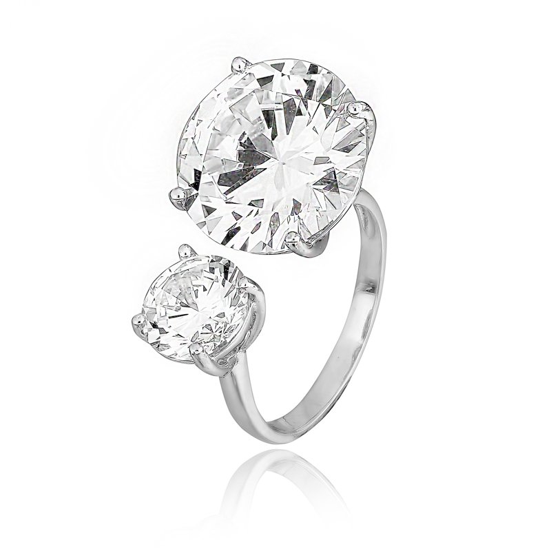 

Серебряное кольцо Silvex925 с фианитом 16.5 мм модели К2Ф/262-Д