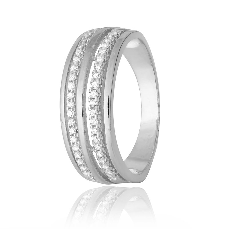 

Серебряное кольцо Silvex925 с фианитом 16.5 мм модели КК2Ф/217-Д