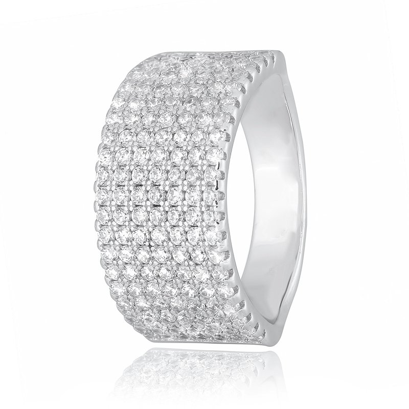 

Серебряное кольцо Silvex925 с фианитом 18.4 мм модели КК2Ф/206-Л