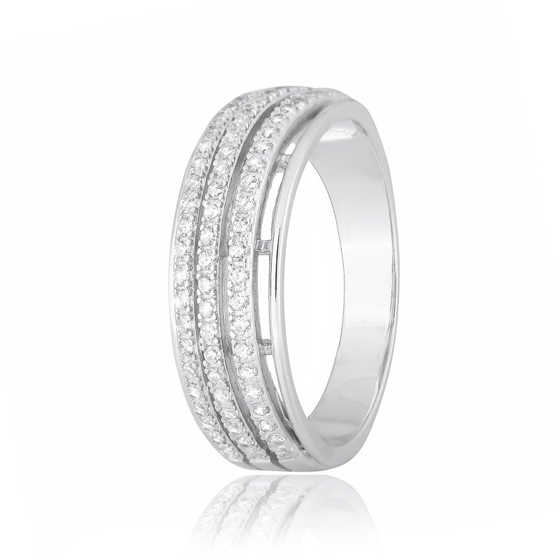 

Серебряное кольцо Silvex925 с фианитом 16.5 мм модели КК2Ф/209-Д