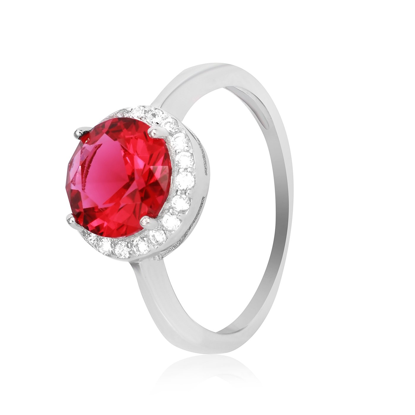 

Серебряное кольцо Silvex925 с фианитом 18.1 мм модели КК2ФРу/408-К