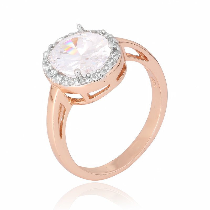 

Серебряное кольцо Silvex925 с фианитом 17.4 мм модели КК3Ф/410-З