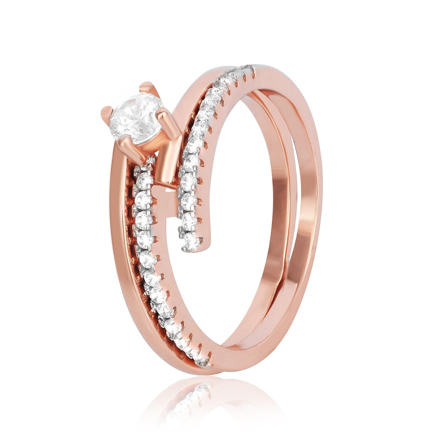 

Серебряное кольцо Silvex925 с фианитом 18.1 мм модели К3Ф/227-К