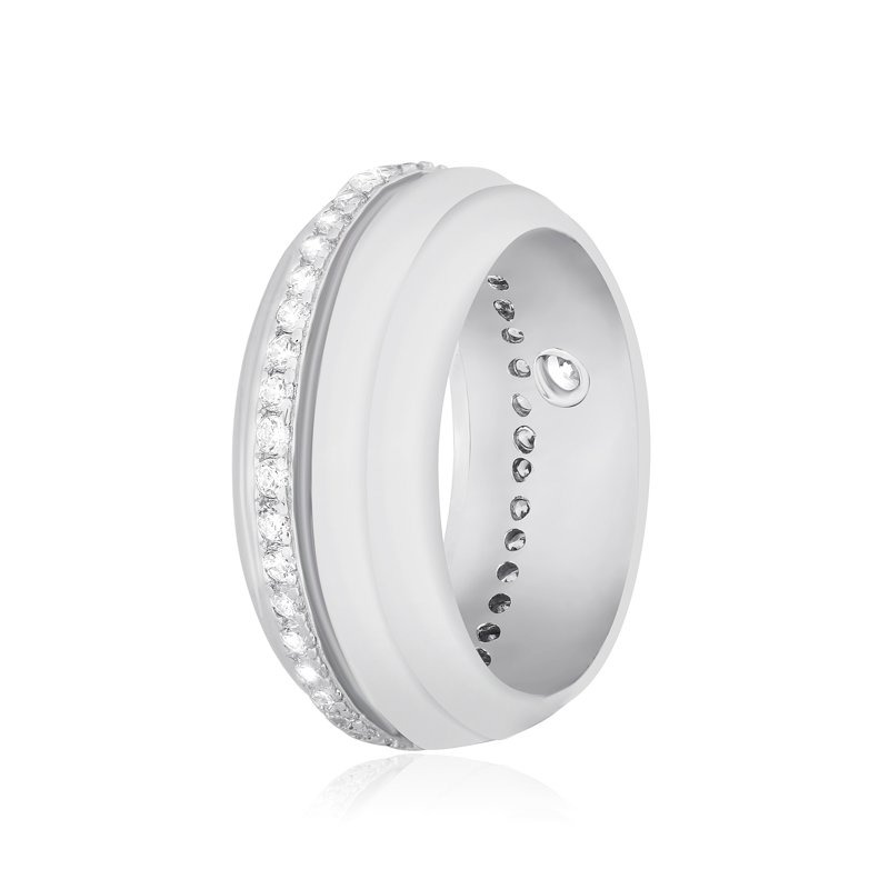 

Серебряное кольцо Silvex925 с фианитом 18.7 мм модели КК2Ф/918-М
