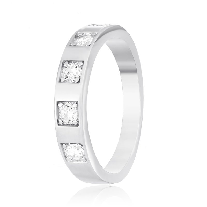 

Серебряное кольцо Silvex925 с фианитом 18.1 мм модели КК2Ф/191-К