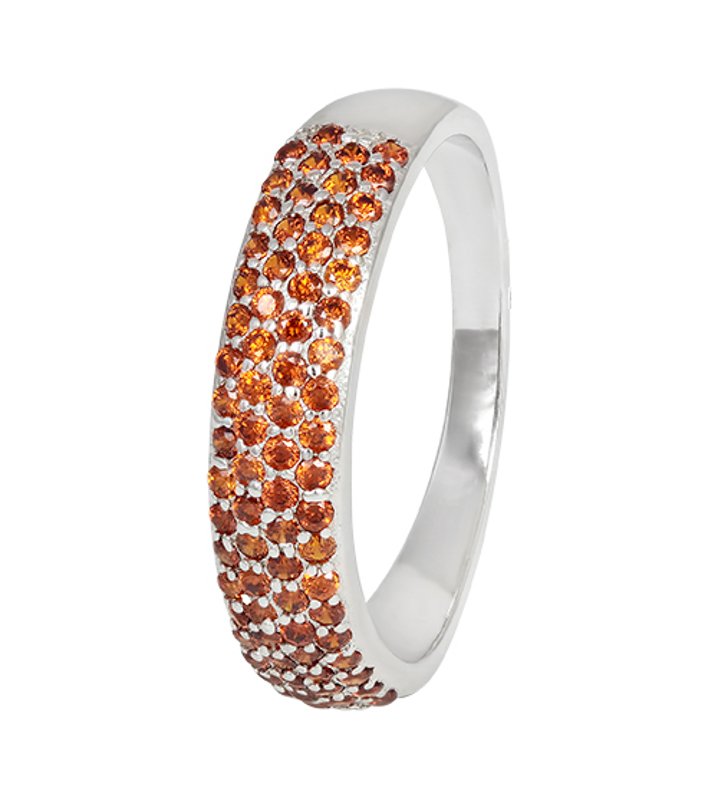 

Серебряное кольцо Silvex925 с фианитом 17.4 мм модели КК2ФГ/468-З