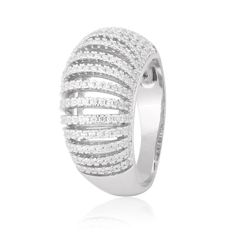 

Серебряное кольцо Silvex925 с фианитом 19.0 мм модели К2Ф/417-Н