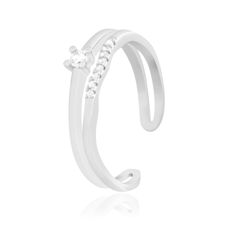 

Серебряное кольцо Silvex925 с фианитом 17.1 мм модели К2Ф/730-Ж