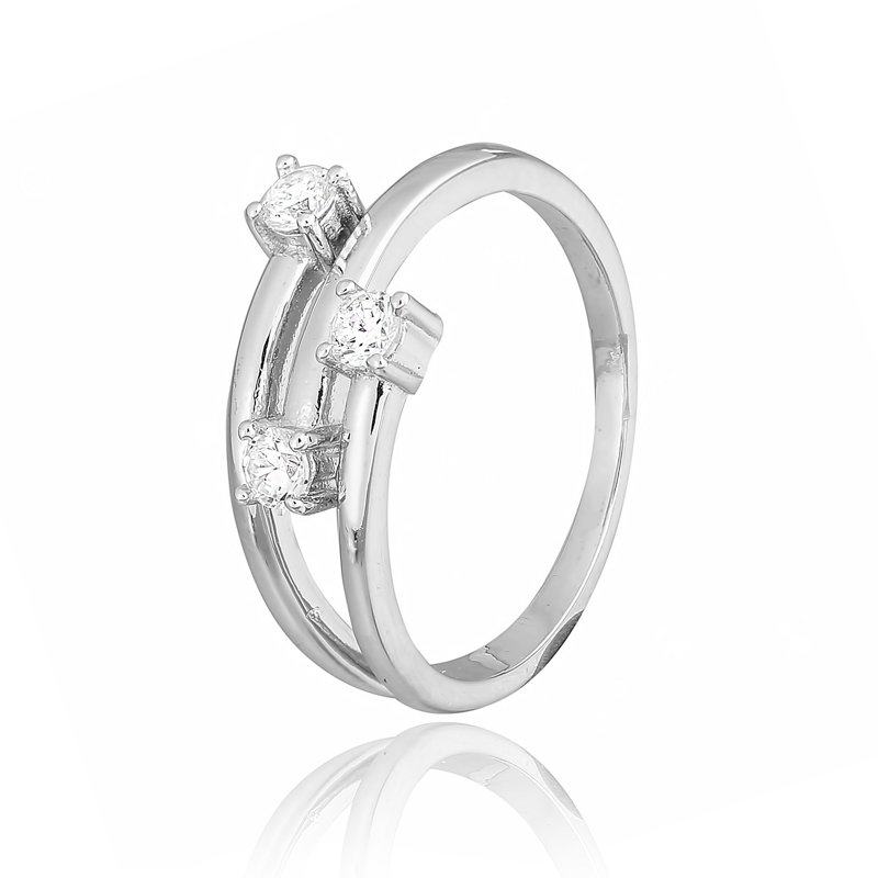 

Серебряное кольцо Silvex925 с фианитом 16.2 мм модели К2Ф/269-Г