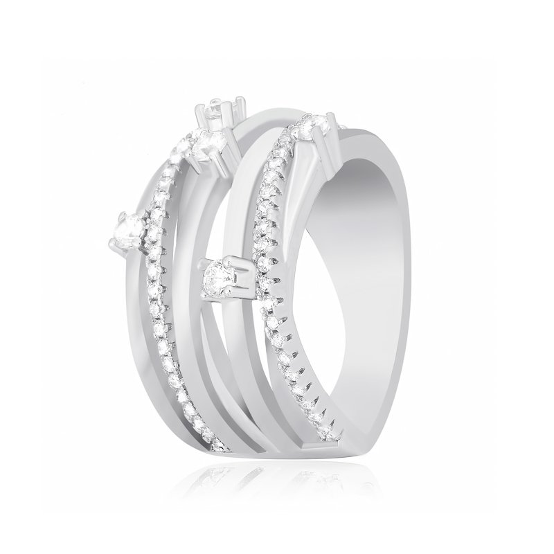 

Серебряное кольцо Silvex925 с фианитом 18.4 мм модели К2Ф/189-Л