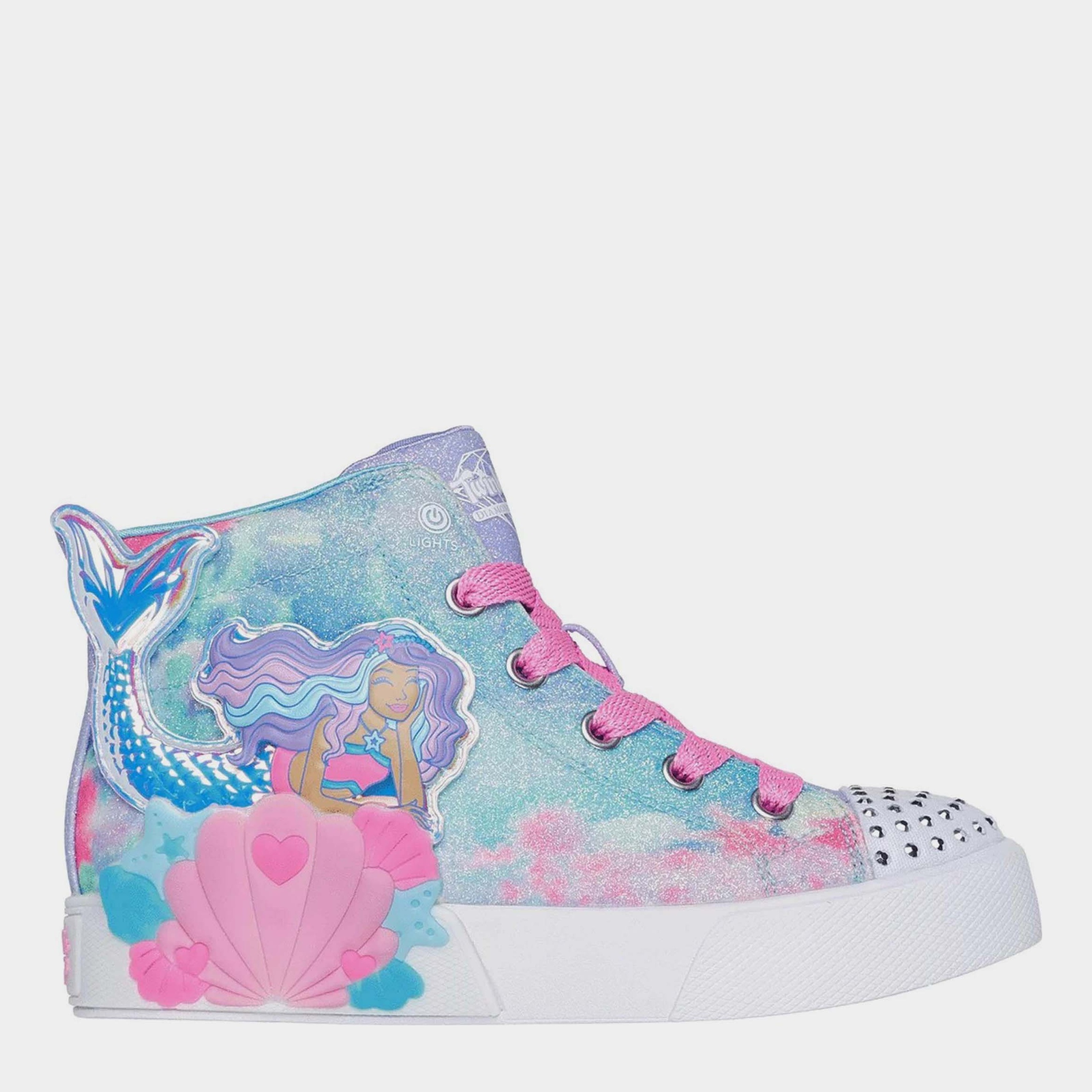 Дитячі високі кеди для дівчинки Skechers Twinkle Magic 314326L BLMT 27.5 Блакитні від Rozetka на платформі USKIDKA Акція на Дитячі високі кеди для дівчинки Skechers Twinkle Magic 314326L BLMT 27.5 Блакитні від Rozetka